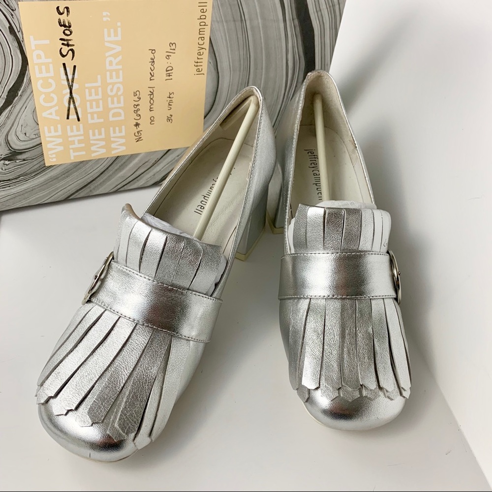 NIB Jeffrey Campbell Bernice Kiltie Block Heels